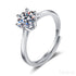 Round Cut Moissanite Solitaire Engagement Ring Ada